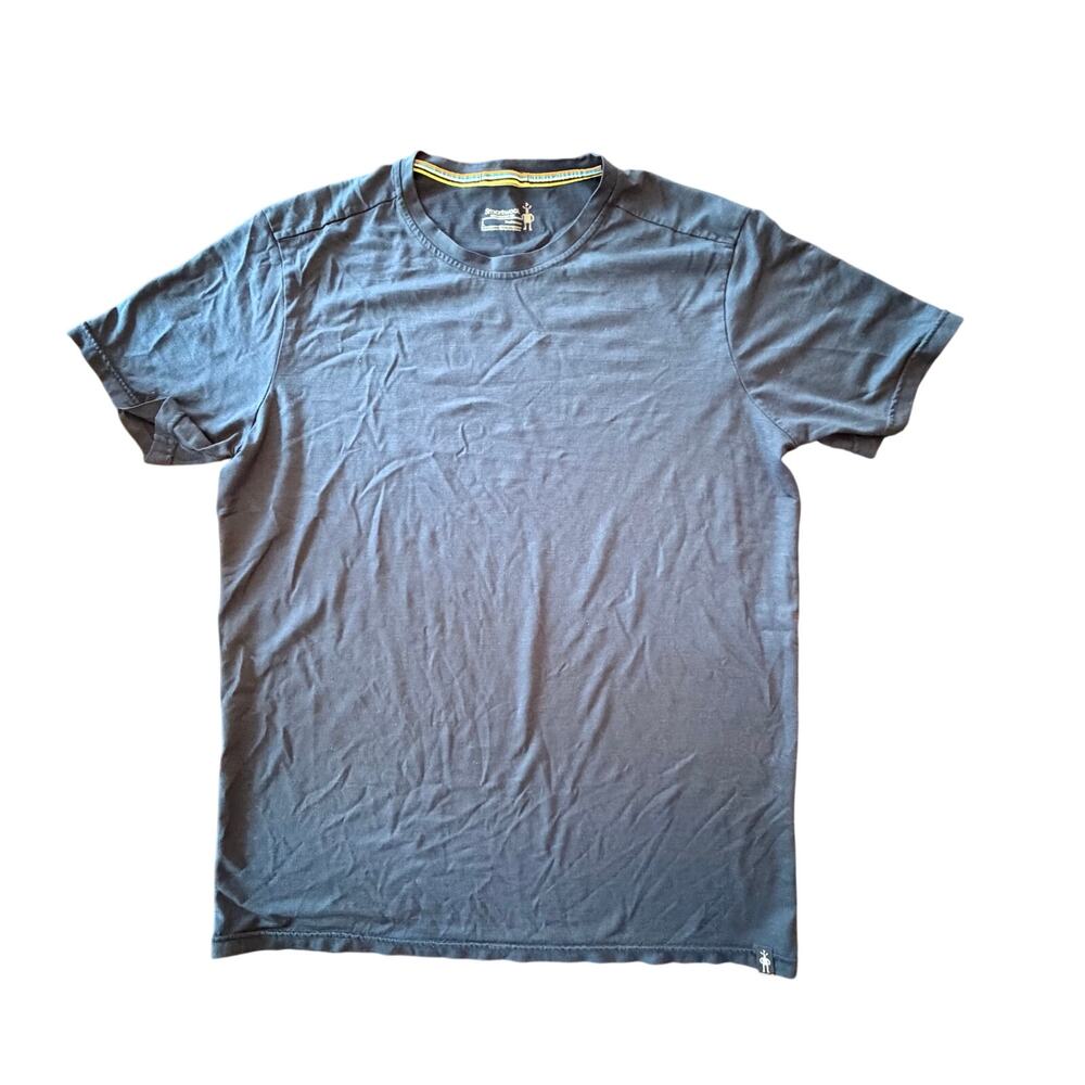 Smartwool Men's Merino 150 Base Layer Short Sleeve Large Blue hike bike wool